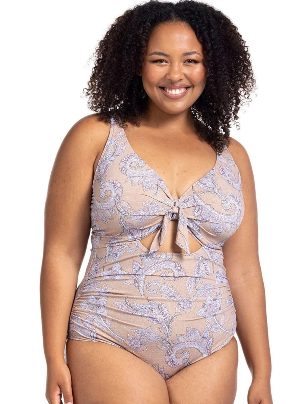 Artesands Sz 22 D/DD Vivaldi Cut Out Paisley One Piece Swimsuit